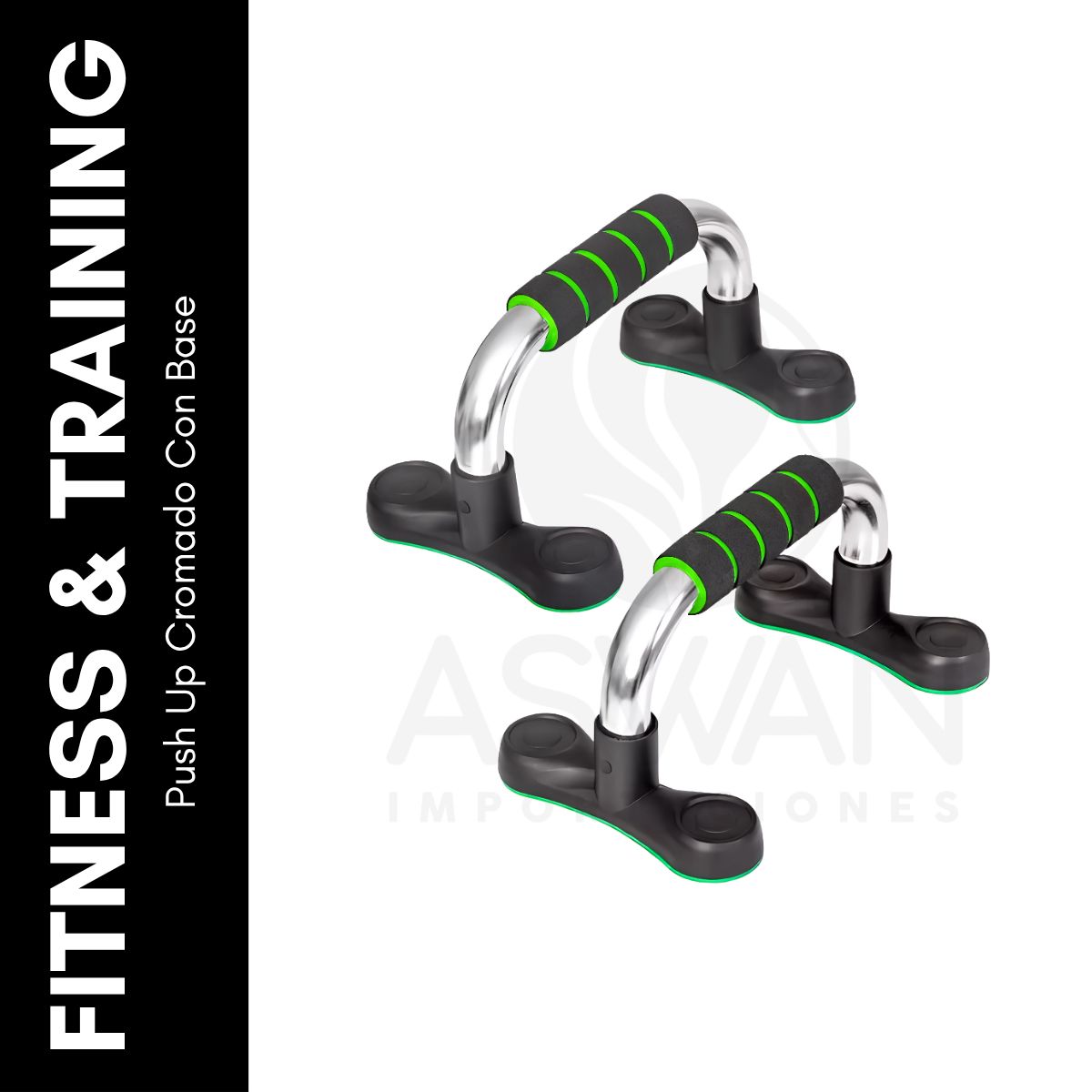 GENERICO - Push Up Cromado Con Base