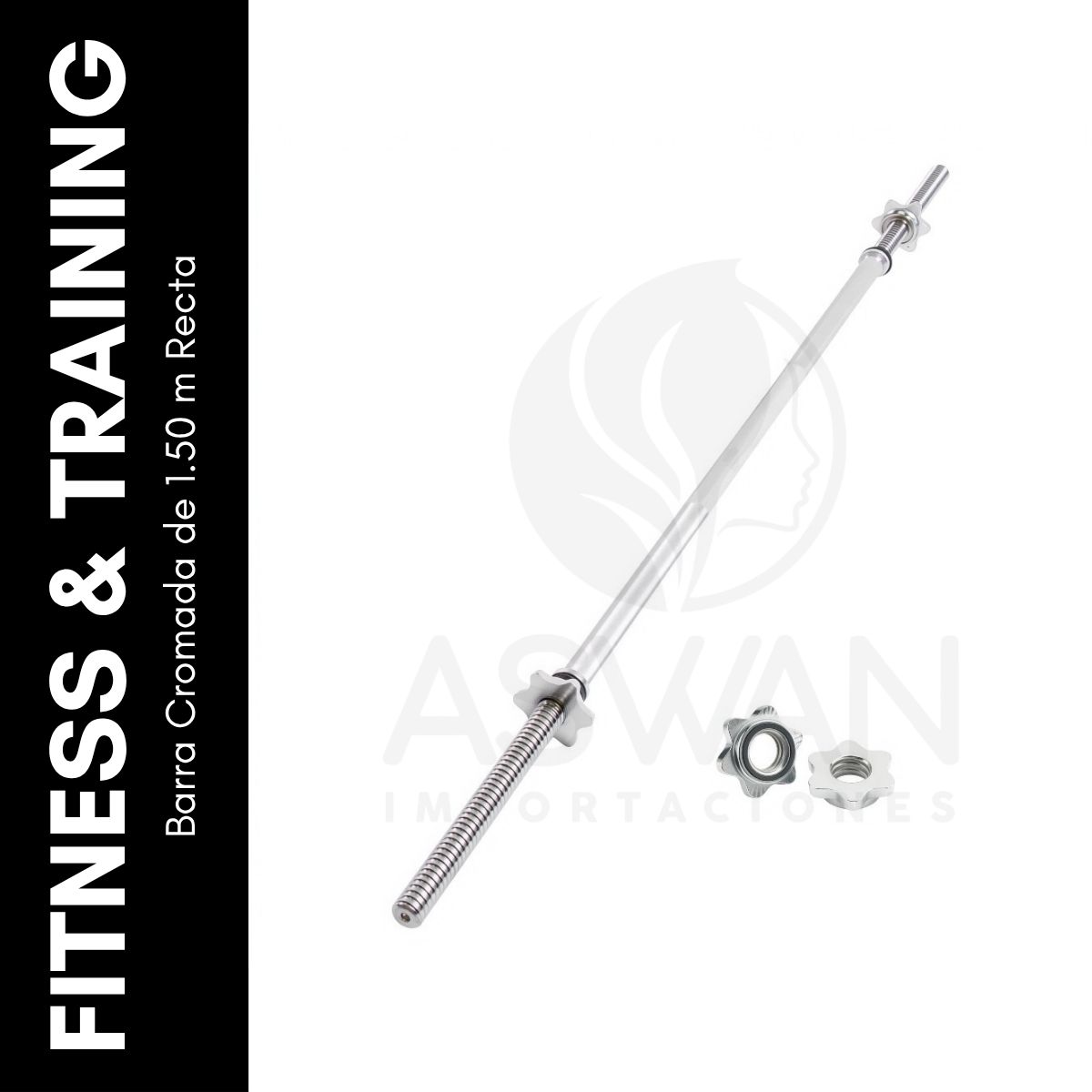 GENERICO - Barra Cromada de 150 m Recta