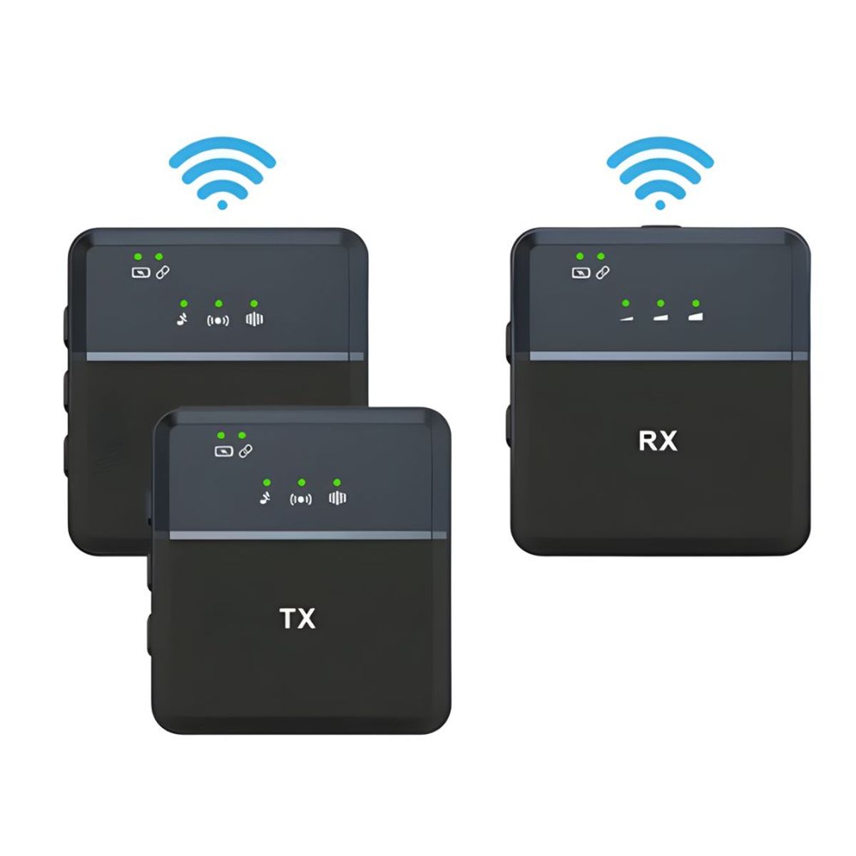 GENERICO - Microfono Inalambrico Solapero Sx9 Tipo C Jack - Negro