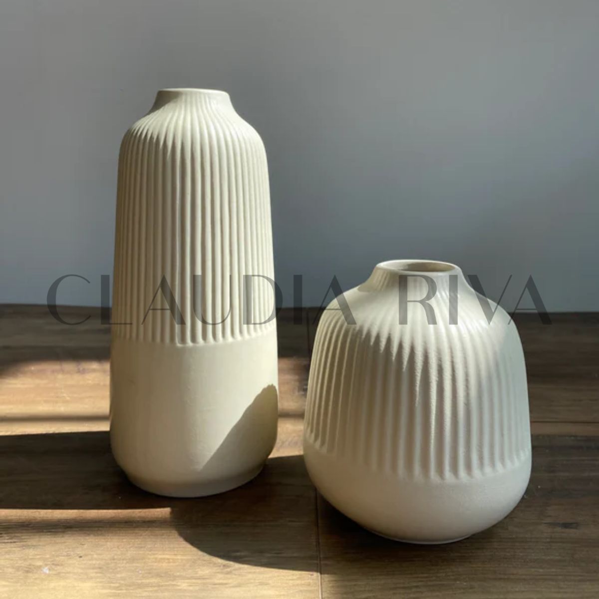 CLAUDIA RIVA HOME - Jarrón de ceramica Oliva