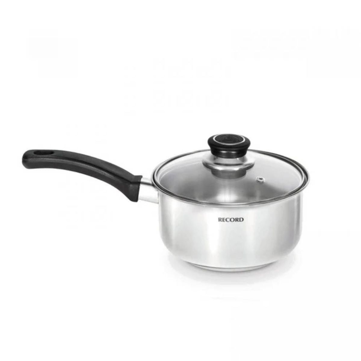 RECORD - Cacerola acero inoxidable Milenium Tapa Vidrio N°16 0833160133 RECORD