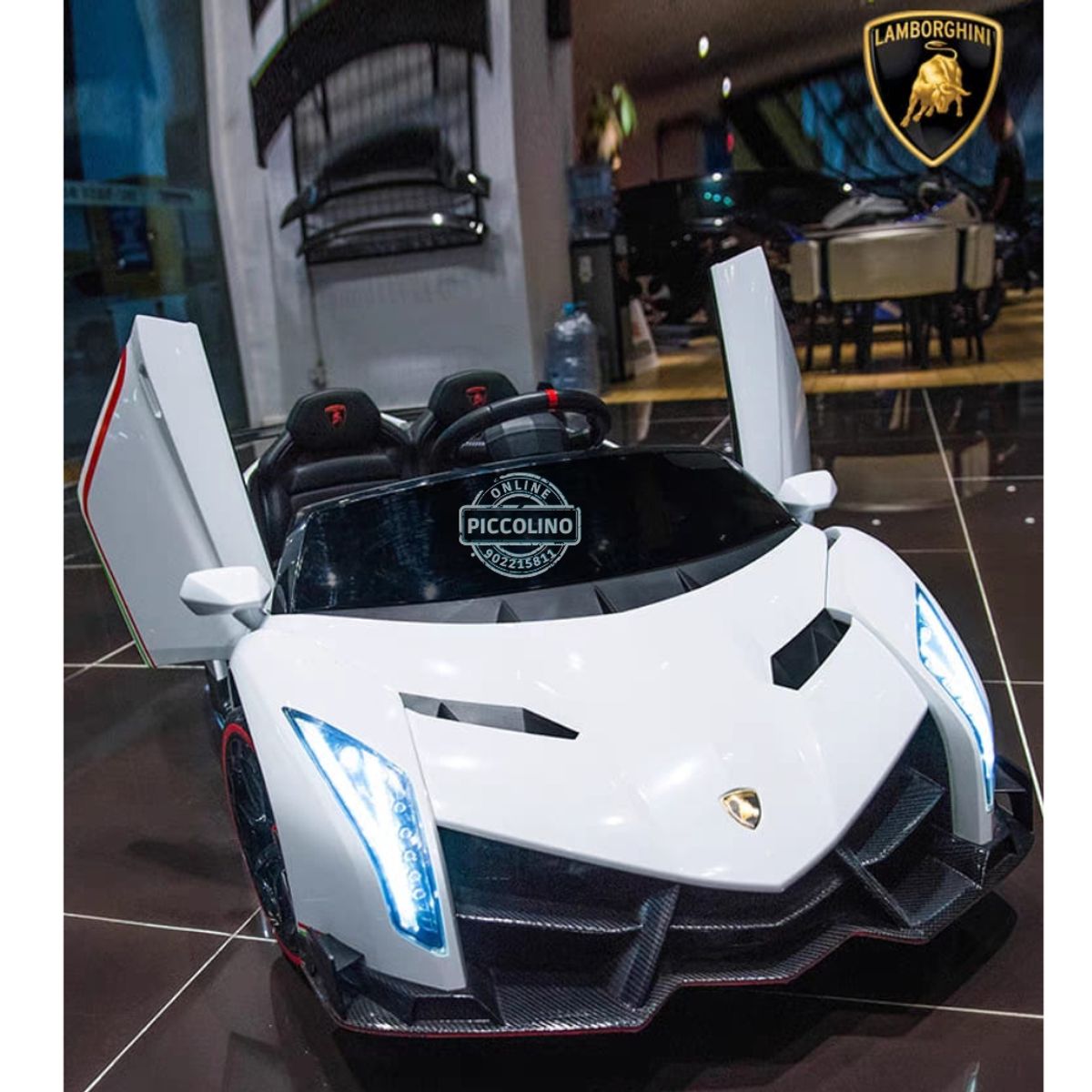 GENERICO - Auto Lamborghini Venno Licenciado Carro a Bateria Niños