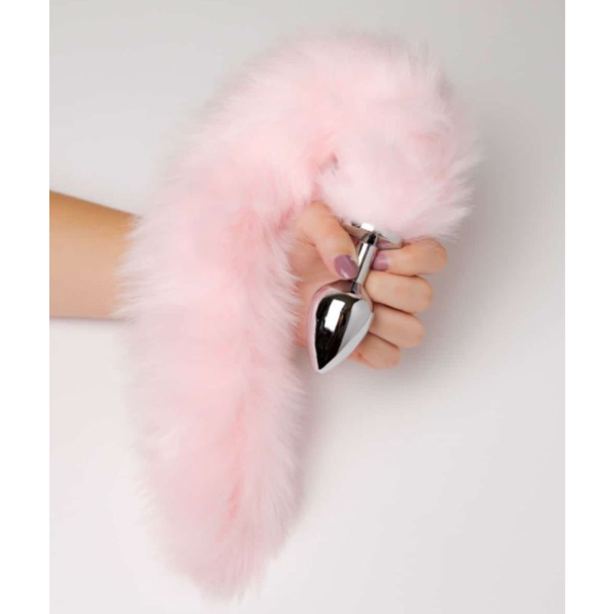 GENERICO - PLUG ANAL COLA ROSA DILATADOR