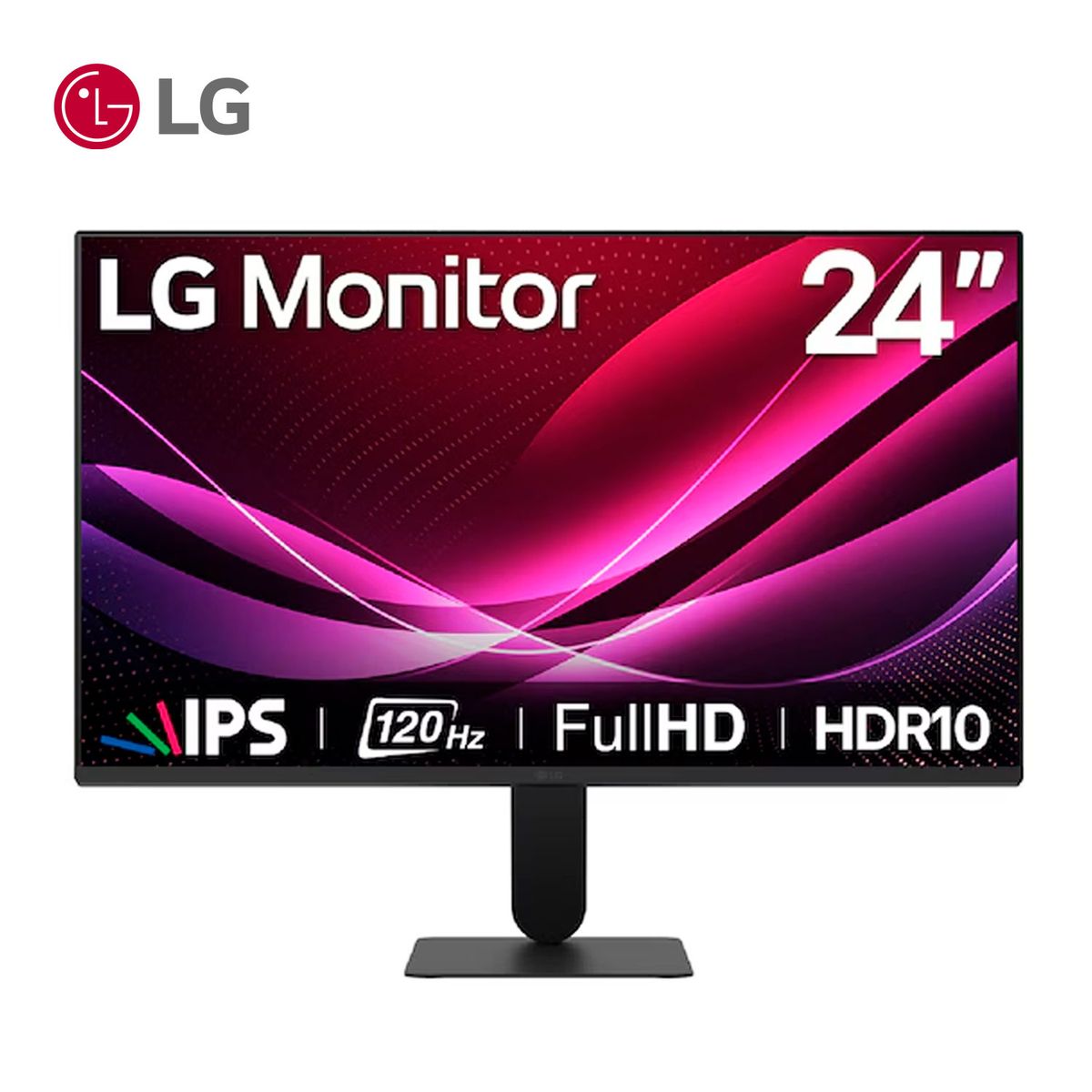 LG - Monitor 24 pulgadas IPS Full HD 120Hz HDR10 HDMI VGA LG 24U411A-B