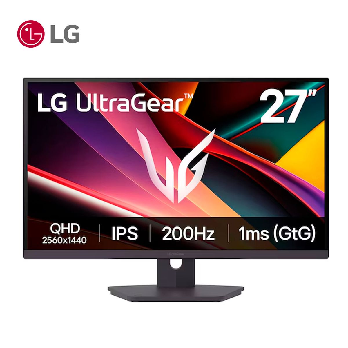 LG - Monitor LG UltraGear 27G610A-B 27 pulgadas QHD IPS 200Hz 1ms HDMI DP