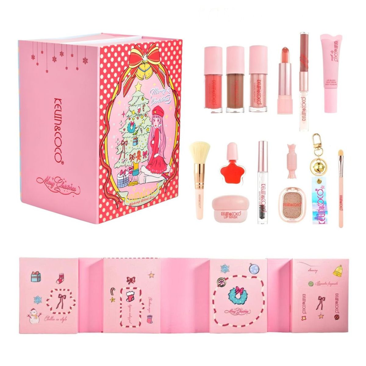 GENERICO - Calendario de Adviento 17 días Maquillaje