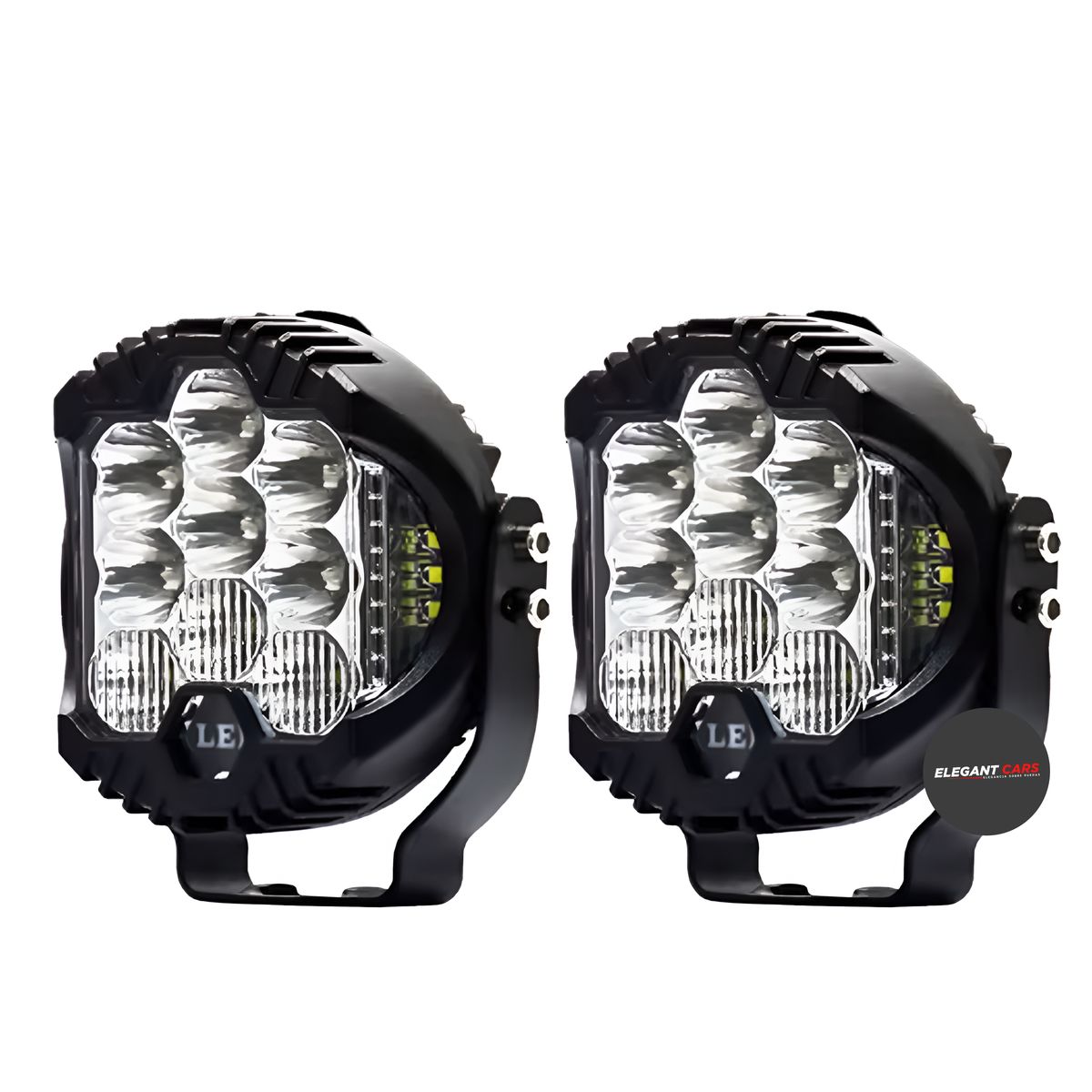 GENERICO - Par Faro Led Modelo Forcé Luz Blanca  6.5 Pulgadas