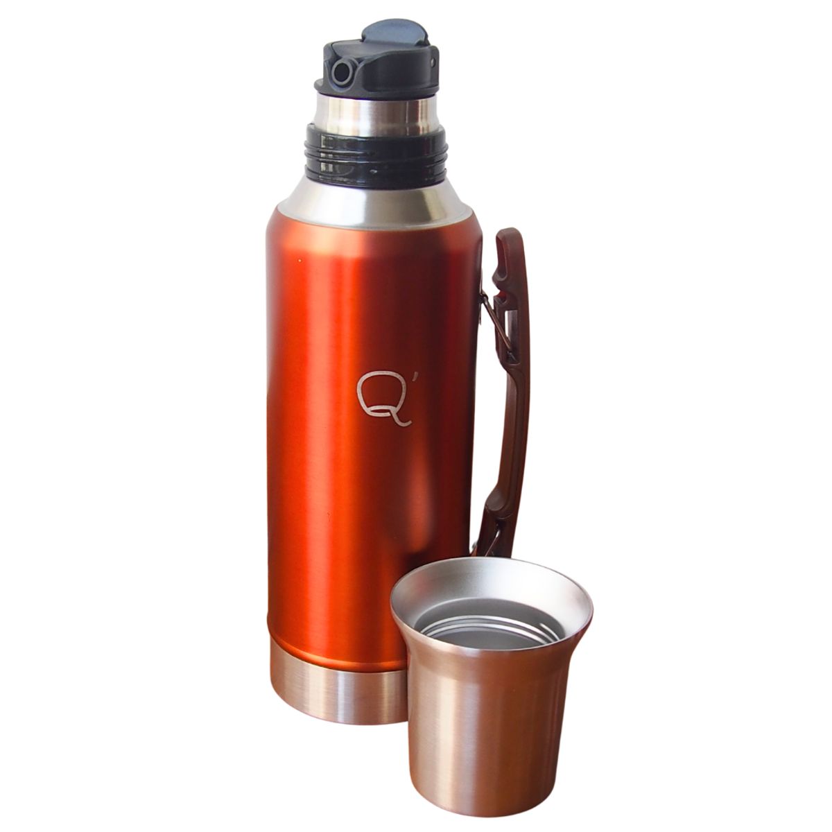 GENERICO - Termo Matero Mate System Naranja 1,2 Litros