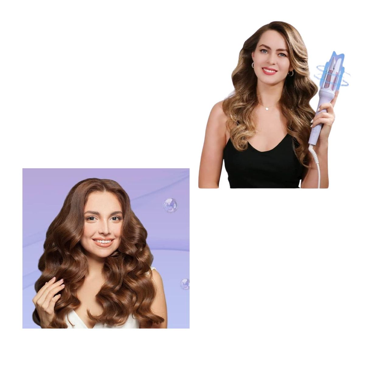 GENERICO - Ondulador Automático De Cabello Rosa