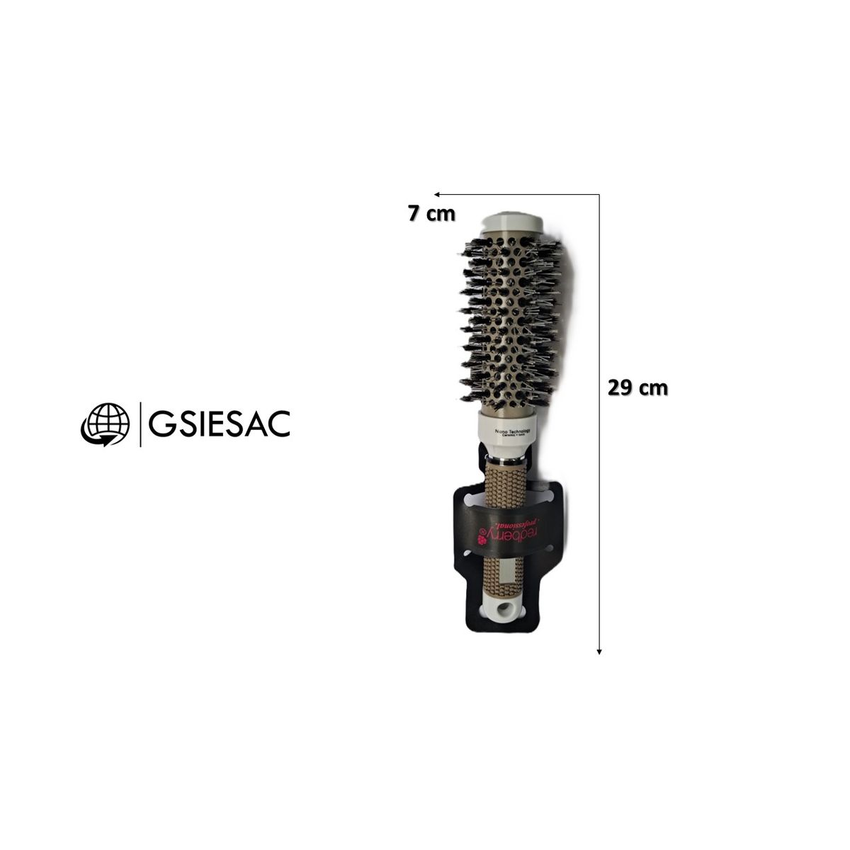 GENERICO - CEPILLO DE CABELLO TERMICO CERAMIC ION NANO TECHNOLOGY N32