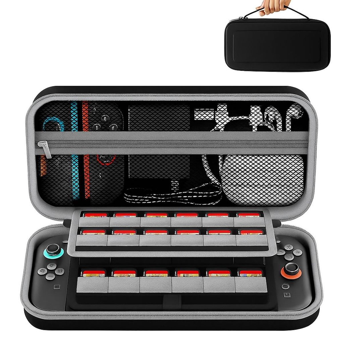 GENERICO - Estuche Transporte XL Rígido para Nintendo Switch 2 2025