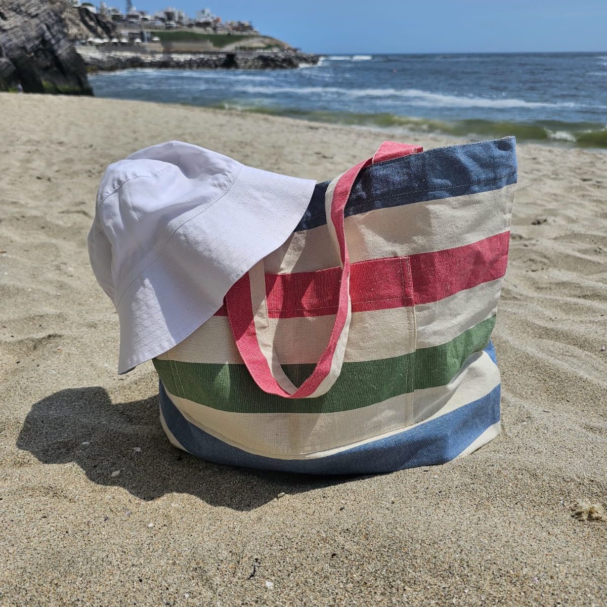 INA FEMM - Beach tote bag multicolor