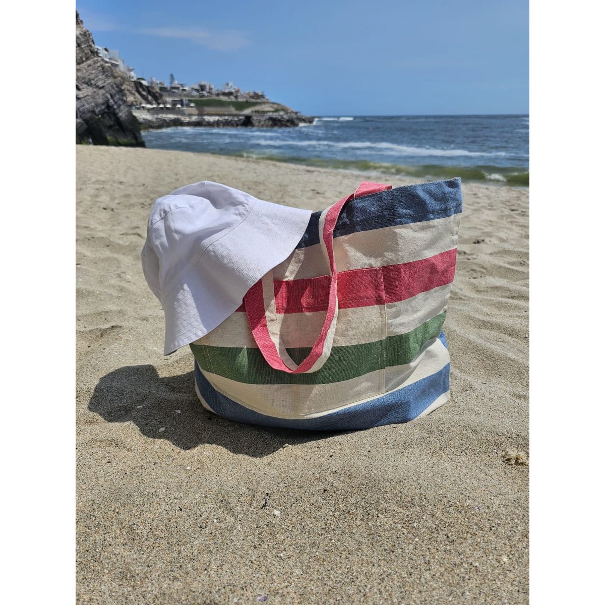 INA FEMM - Beach tote bag multicolor