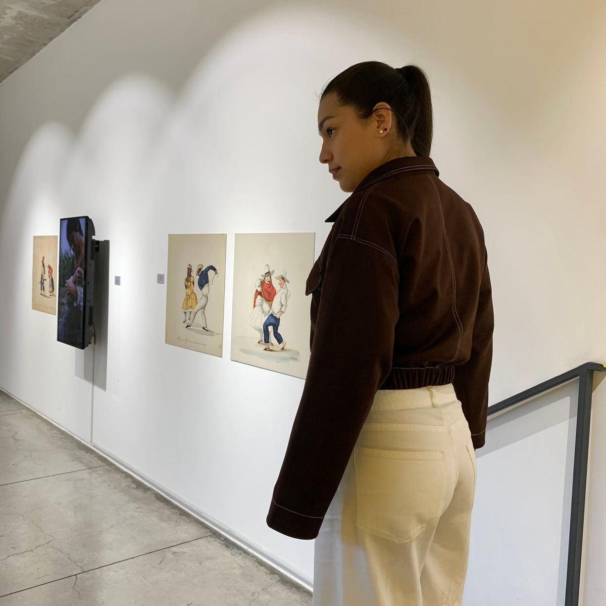 GENERICO - Casaca Mujer Bomber Casual Suede - Marrón Chocolate