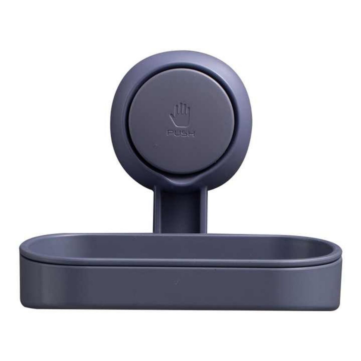 GENERICO - Jabonera con soporte de succión al vacío - Gris