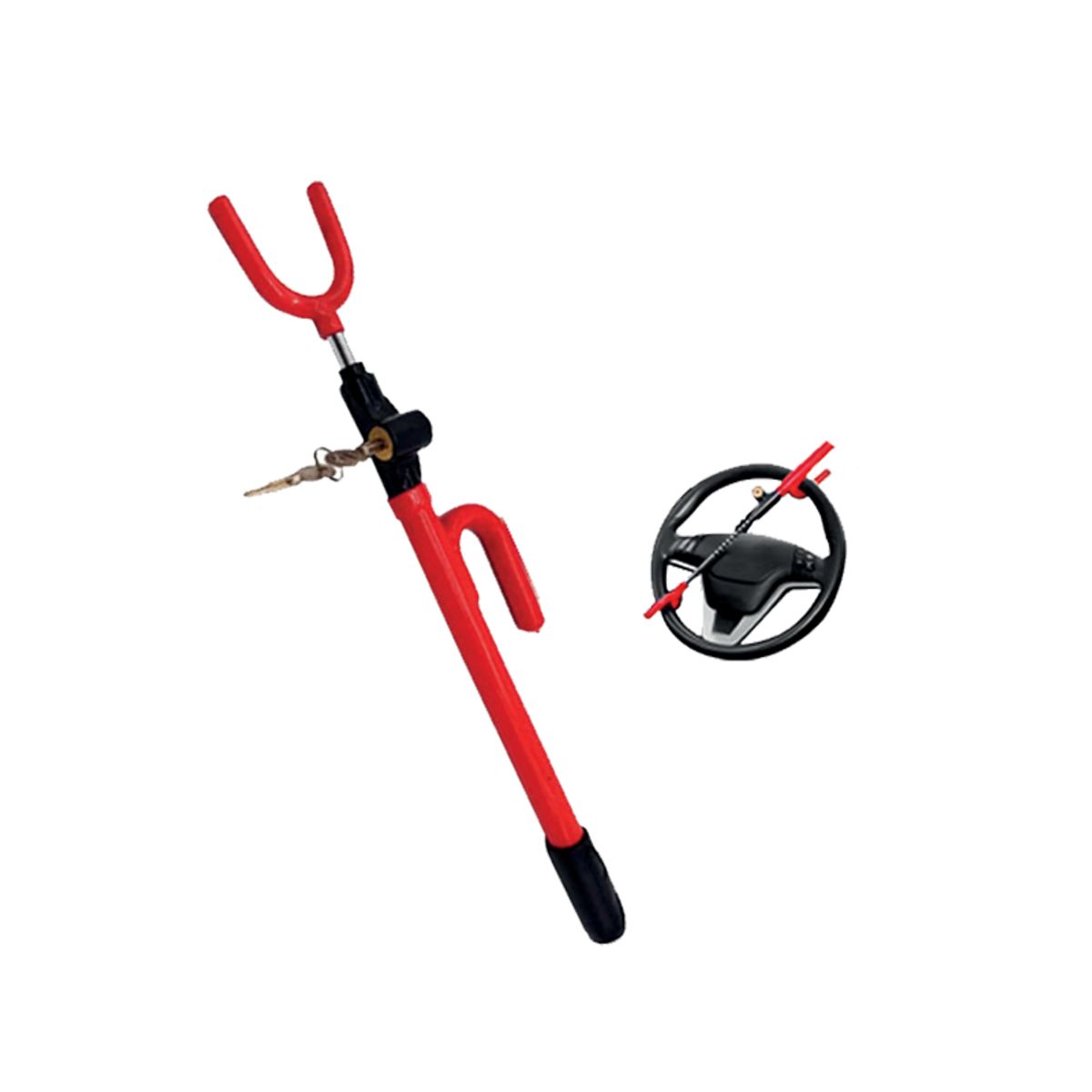 KAVTO - SEGURO DE TIMON ANTIRROBO MODELO BASTON