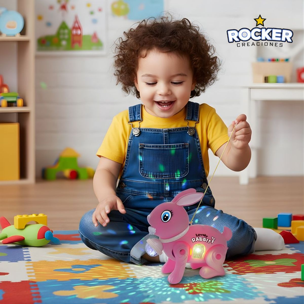 GENERICO - CONEJITO MUSICAL SALTARIN 4 UND CON LUCES