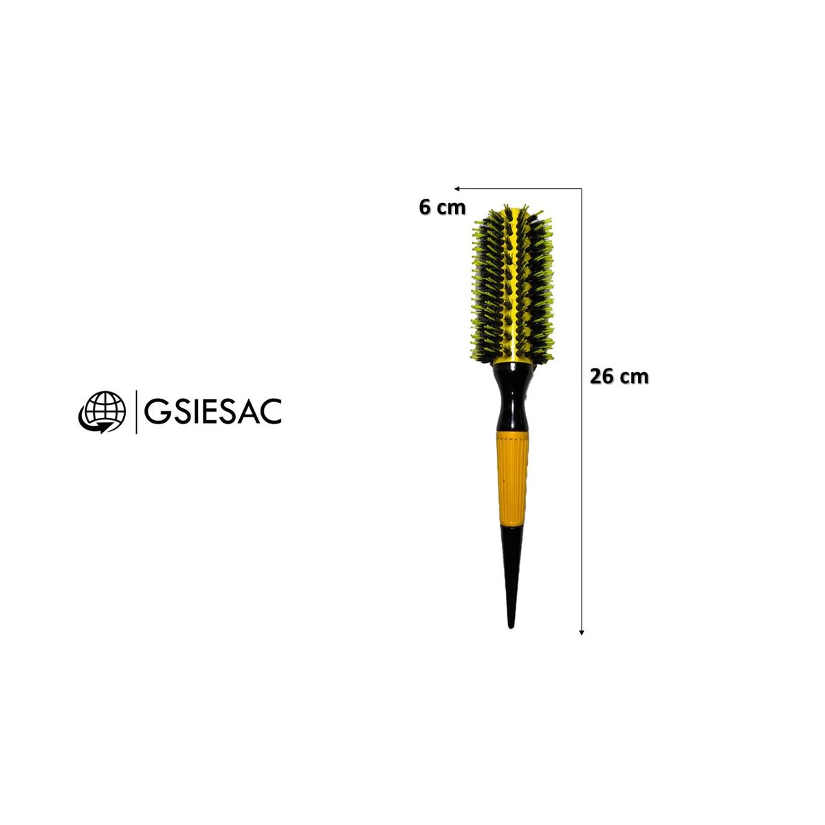 IMPORTADO MC - CEPILLO TERMICO IONIC CERDAS MIXTAS AMARILLO N24