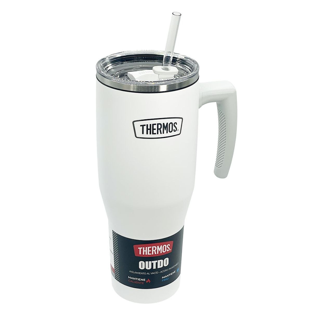THERMOS - Thermos Mug Outdo 1.1 L Termo Tumbler Acero Inox Blanco