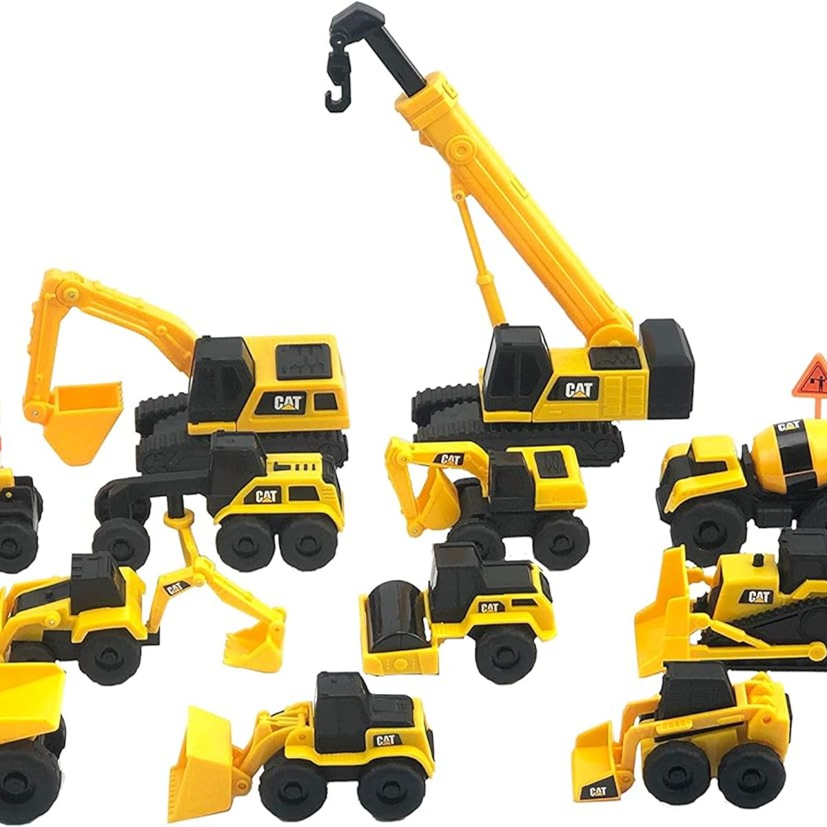 CAT - Set de 41 Piezas Cat de Construcción de 8 cm fricción Funrise 83337