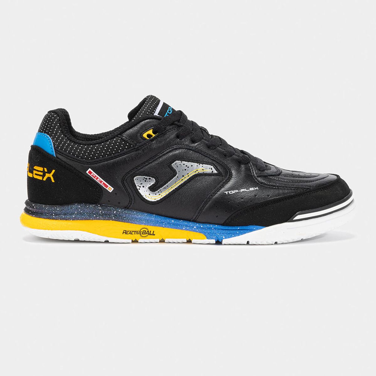 Joma - Zapatillas Futbol Sala Top Flex Rebound 2501 IN Negro Azul Amarillo