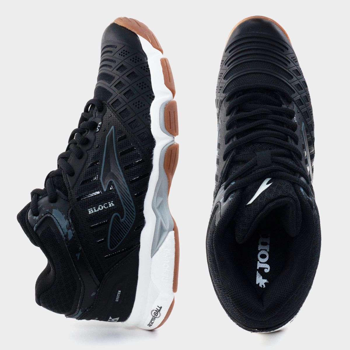 JOMA - Zapatillas Voley VBlock Lady 2531 Negro Blanco