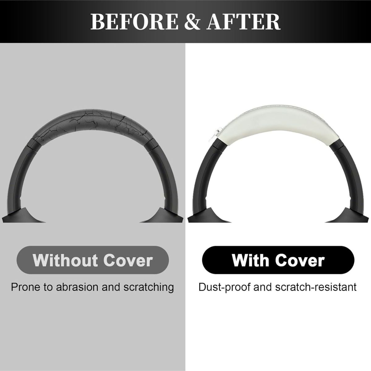 GENERICO - Funda Silicona de Diadema Para Audífonos Sony WH-1000XM4 WH-1000XM3 Beige