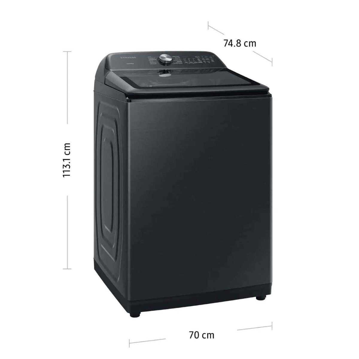 SAMSUNG - Lavadora Samsung 22Kg Carga Superior WA22A8377GVPE Bubble Smart