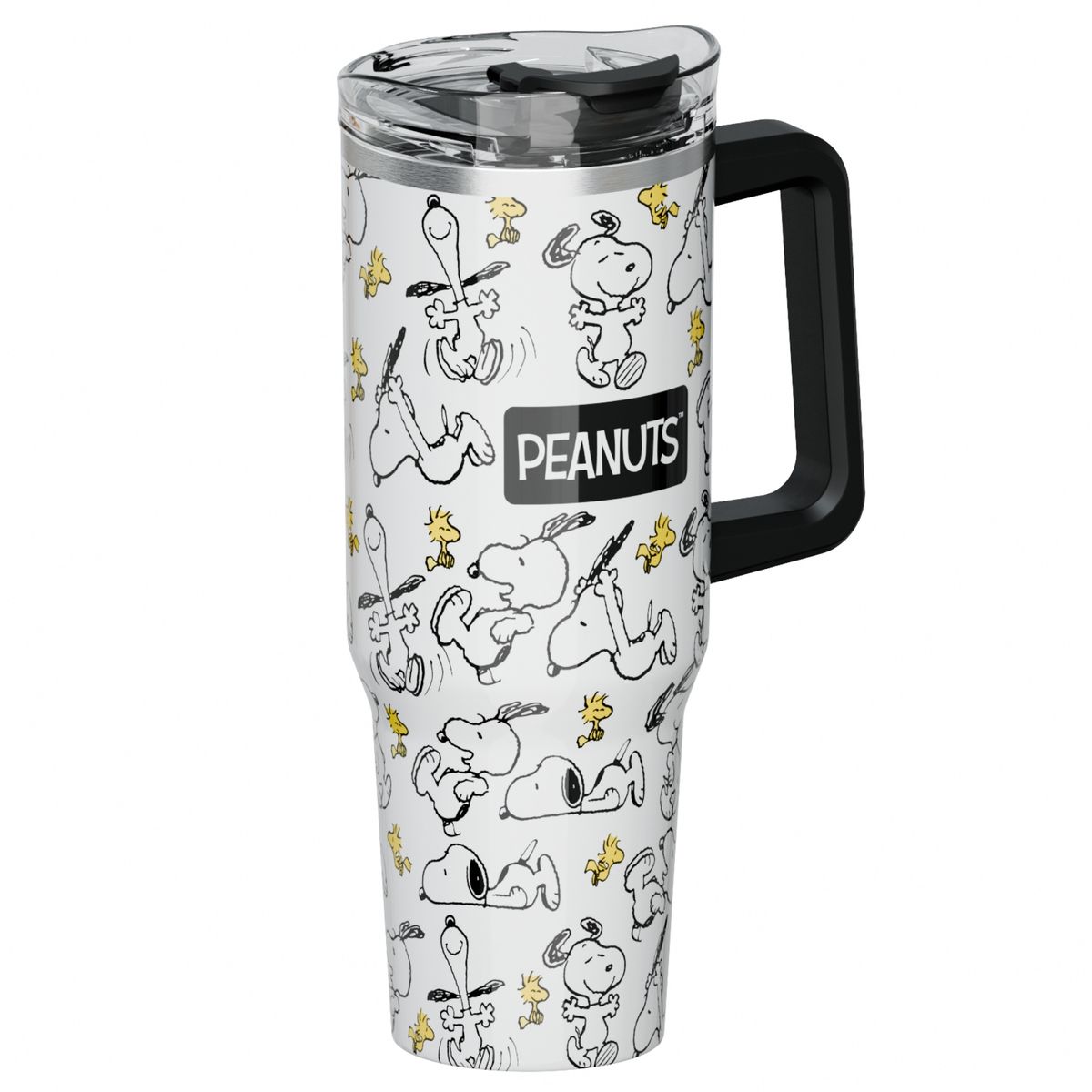 SNOOPY - Mug termo Snoopy con asa Chibi 1200 ml blanco