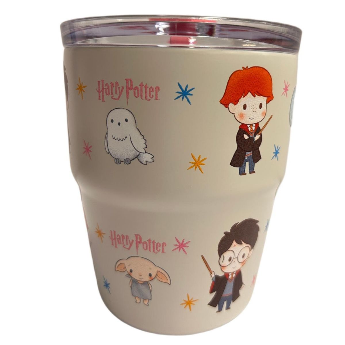 HARRY POTTER - Mug vaso con cañita Harry Potter Kawaii Chibi 480 ml