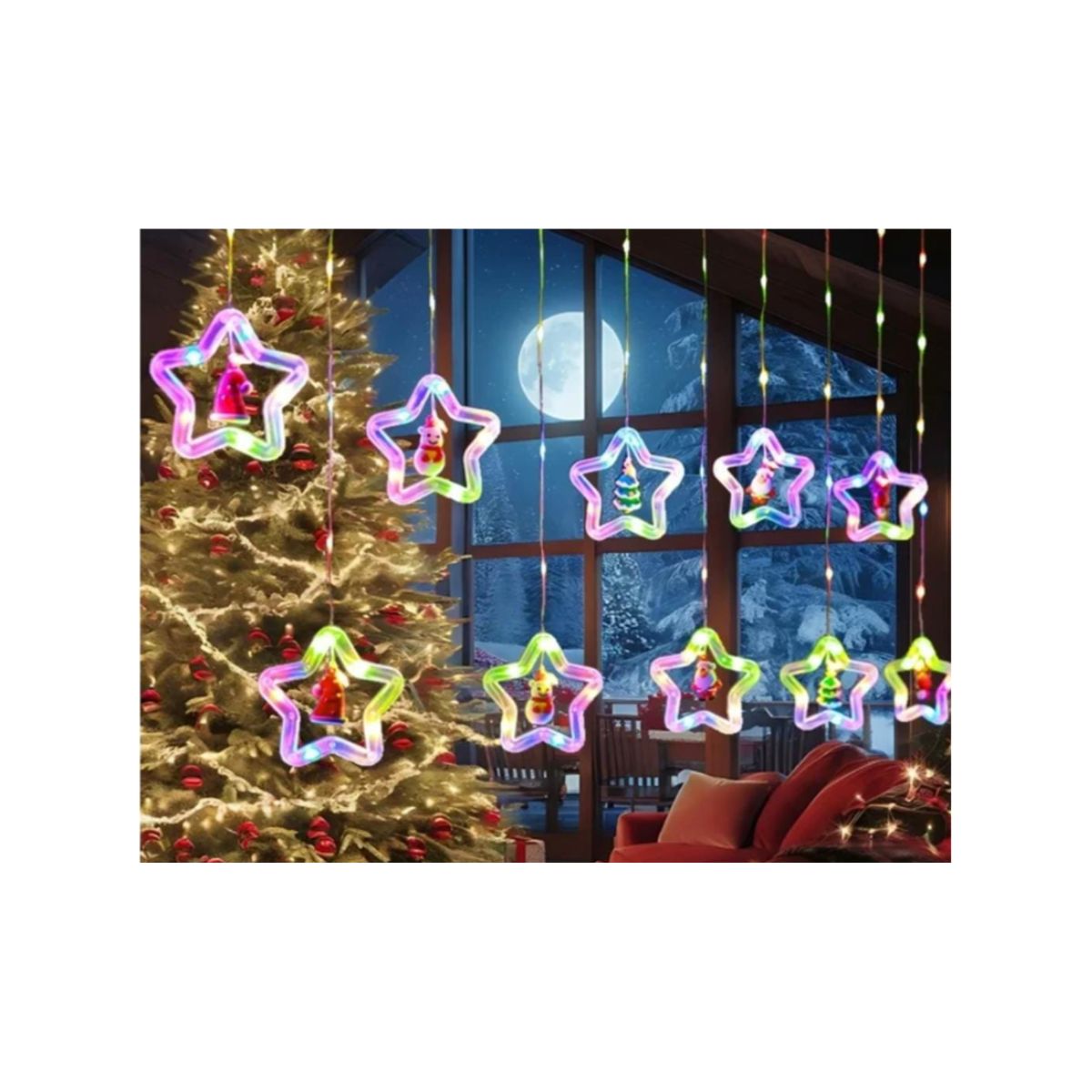 GENERICO - Cascada con Diseños Navideños