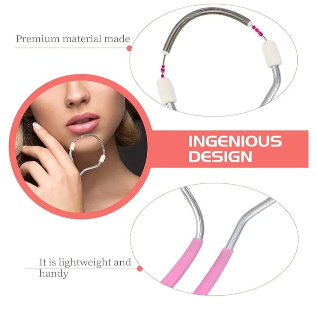 GENERICO - DEPILADOR FACIAL PARA VELLO FINO PORTATIL