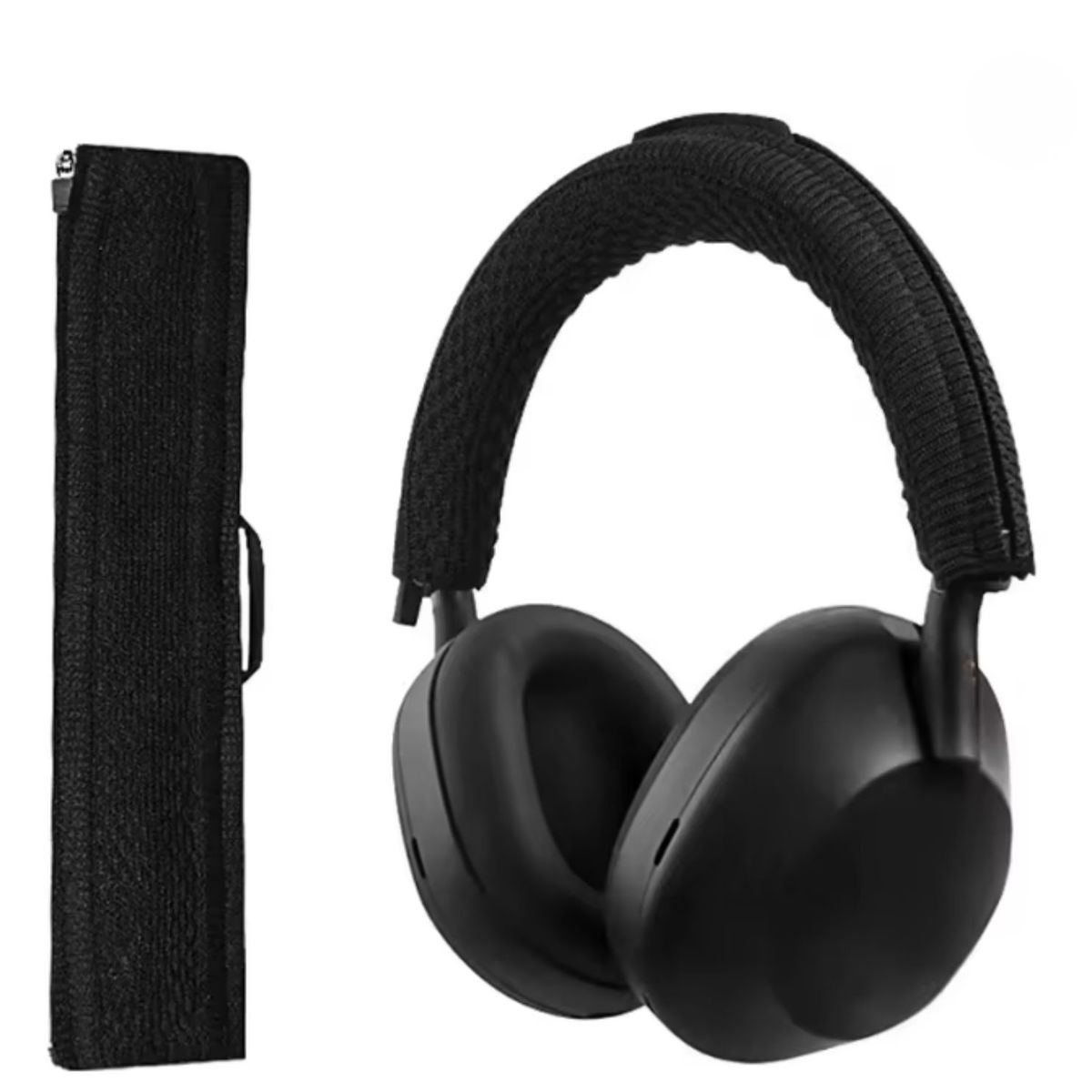 GENERICO - Funda Tela de Diadema Para Audífonos Sony WH-1000XM4 WH-1000XM3 Negro