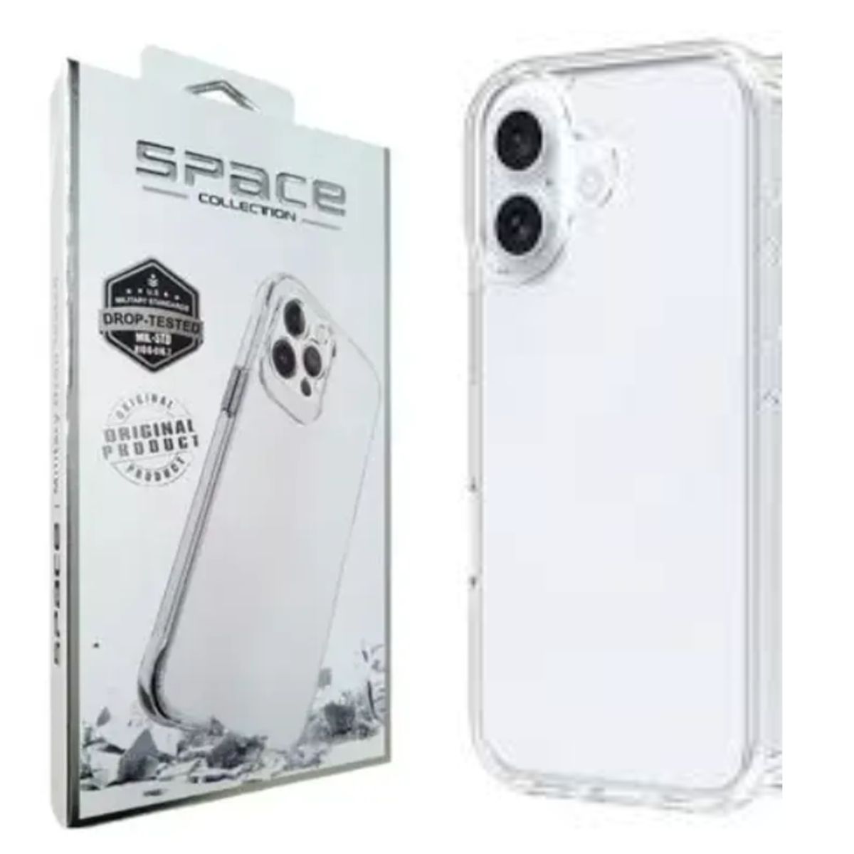 SPACE - CASE SPACE PARA IPHONE 17 TRANSPARENTE