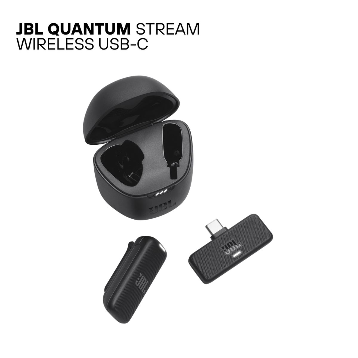 JBL - Micrófono Jbl Quantum Stream Wireless Usb-C de hasta 24 horas - Negro