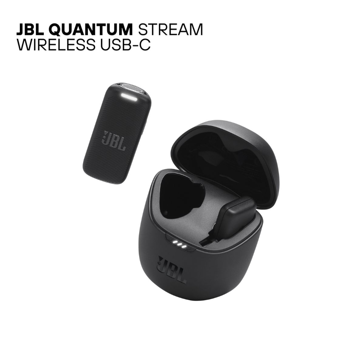 JBL - Micrófono Jbl Quantum Stream Wireless Usb-C de hasta 24 horas - Negro