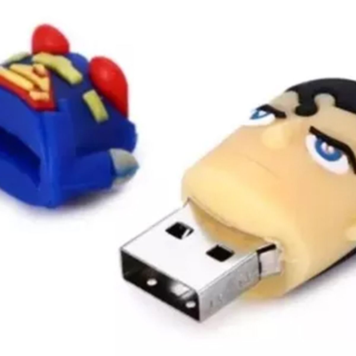 GENERICO - USB PENDRIVE DE SUPER HOMBRE DE 128 GB