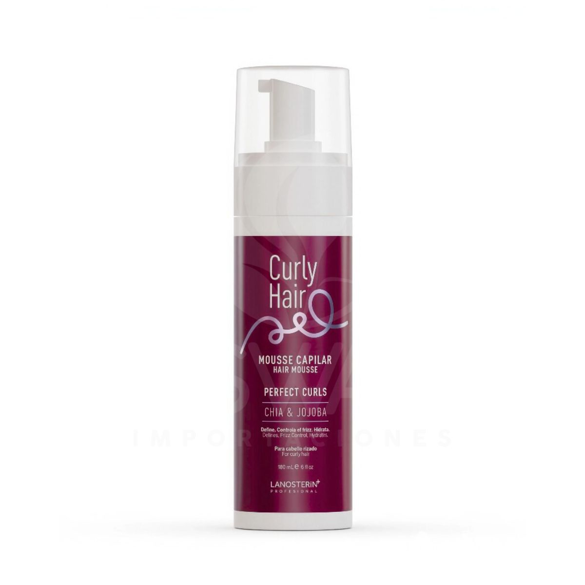 GENERICO - Curly Hair Mousse Capilar 180 ml