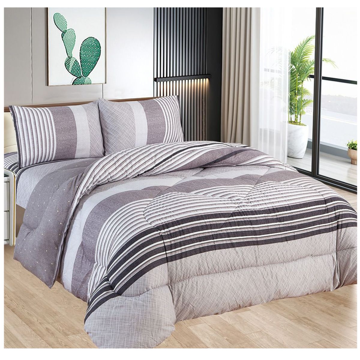 CASATEX - EDREDÓN CASATEX TELA CON TELA CON DISEÑO 1.5 PLZ