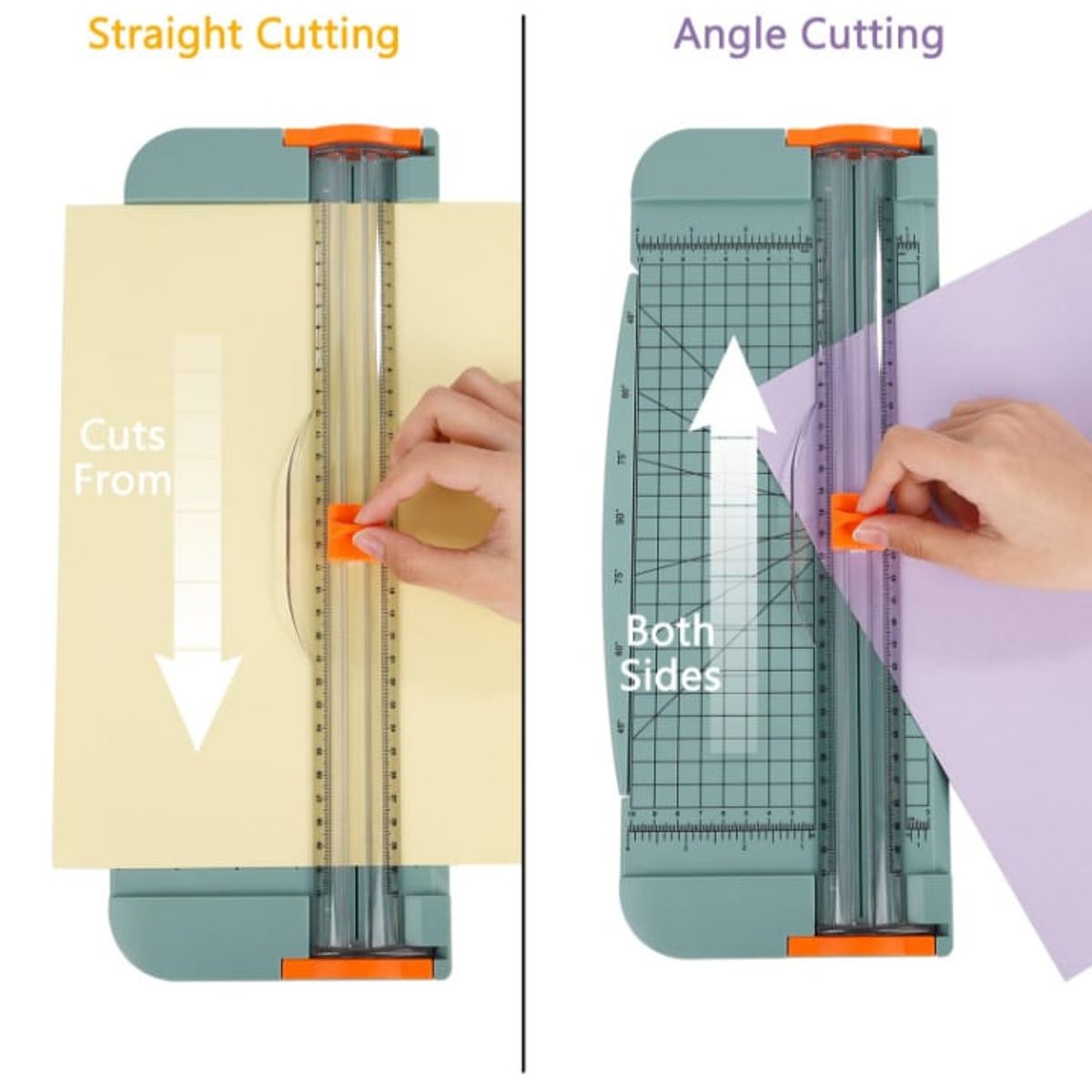 GENERICO - CORTADOR DE PAPEL PORTATIL  O GUILLOTINA GRANDE