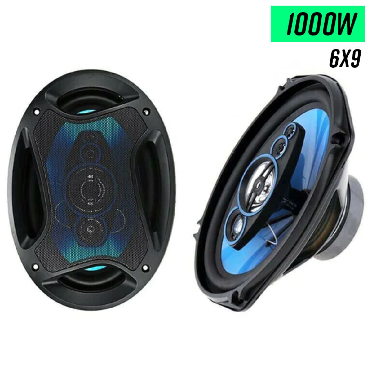 OEM - Parlante para Auto 6x9 1000w MAX Altavoz Carro Coaxial