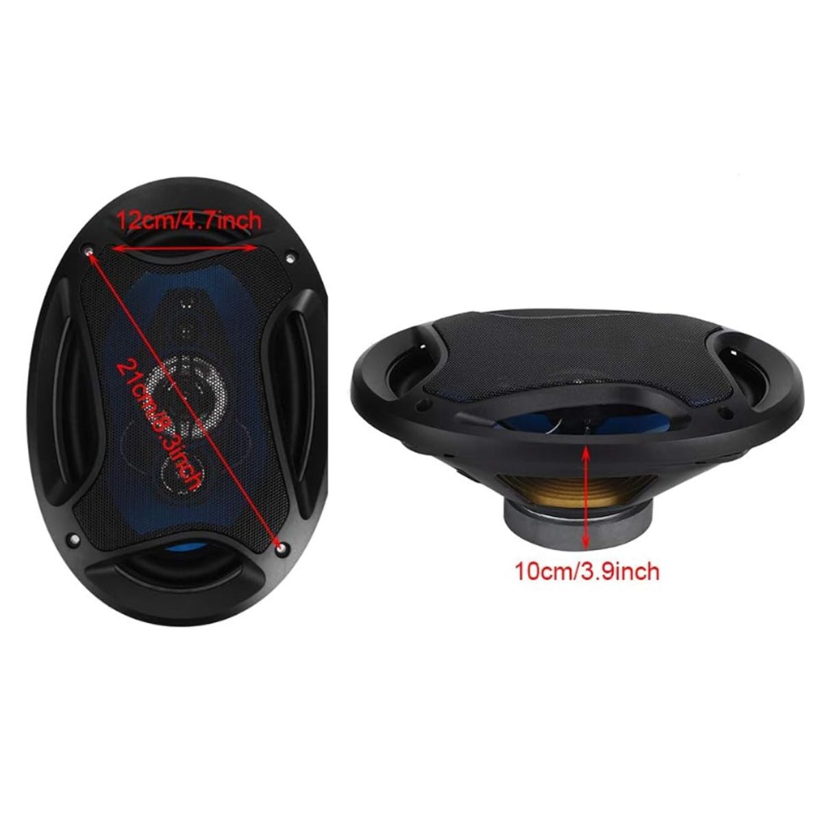 OEM - Parlante para Auto 6x9 1000w MAX Altavoz Carro Coaxial