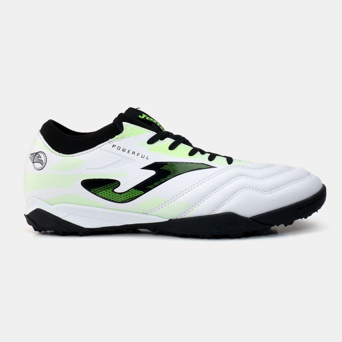 JOMA - Zapatillas Futbol Powerful 2502 TF Blanco Negro Verde