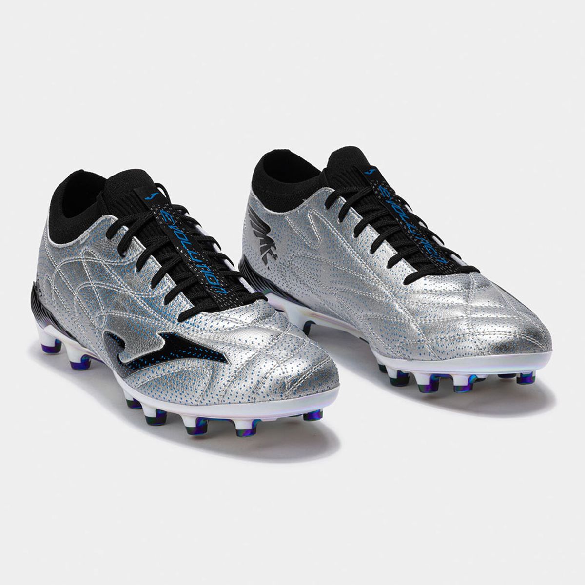 JOMA - Zapatillas Futbol Evolution Top 2512 FG Plata