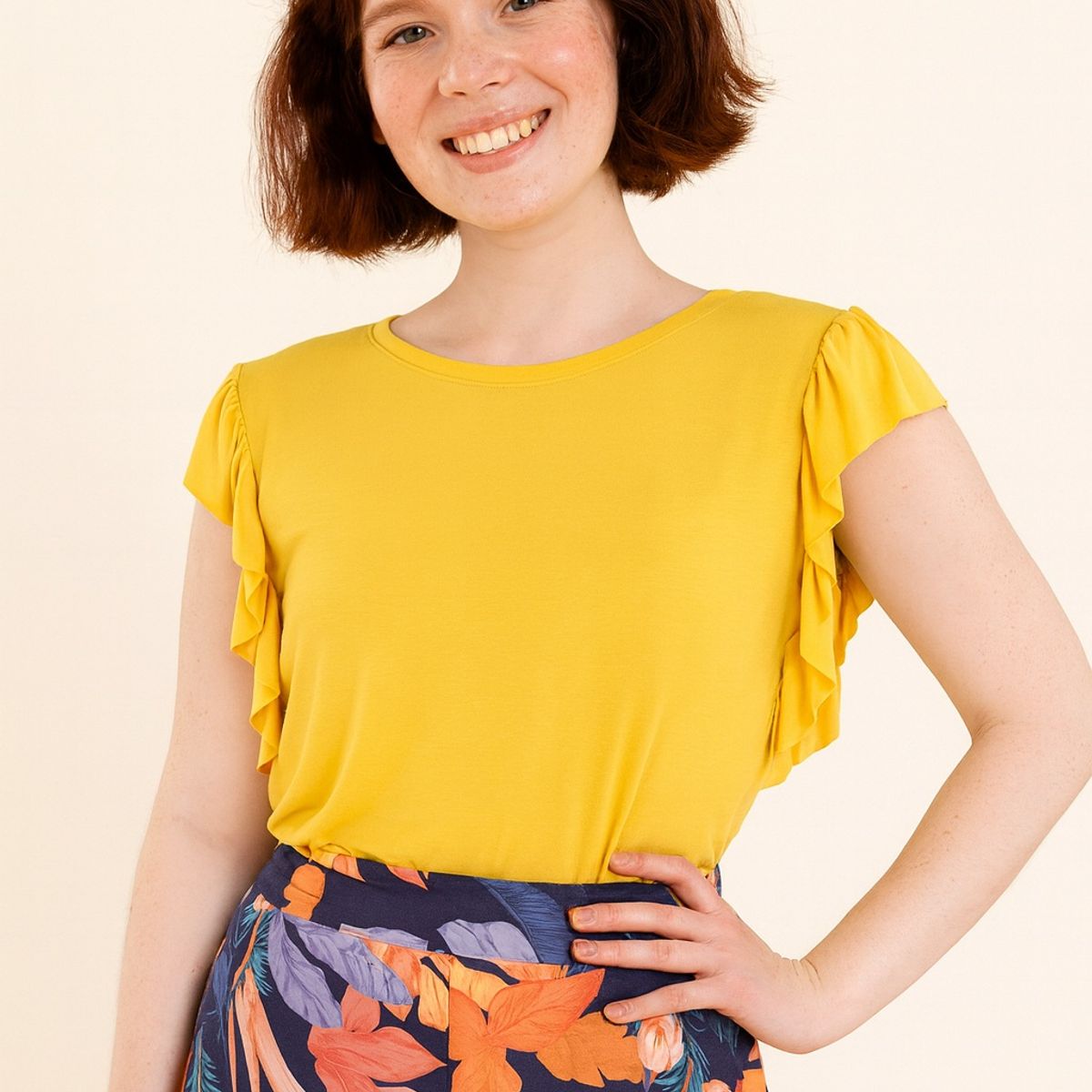 MARWAL - Polo  Moria , by Marwal , color Mostaza, sin mangas , regular fit