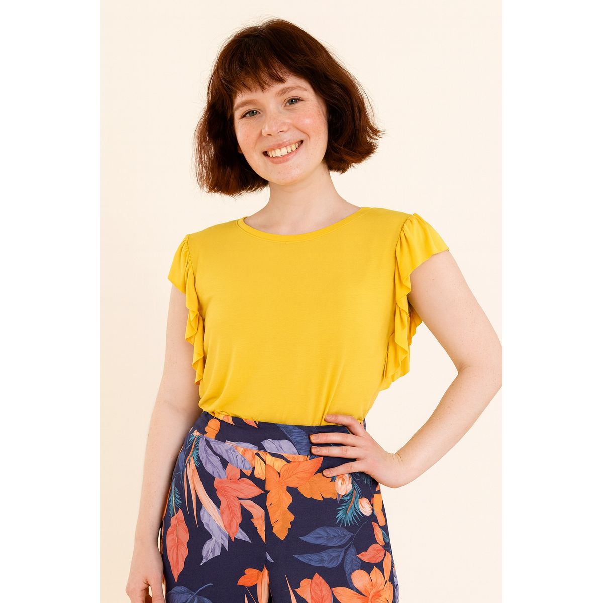 MARWAL - Polo  Moria , by Marwal , color Mostaza, sin mangas , regular fit