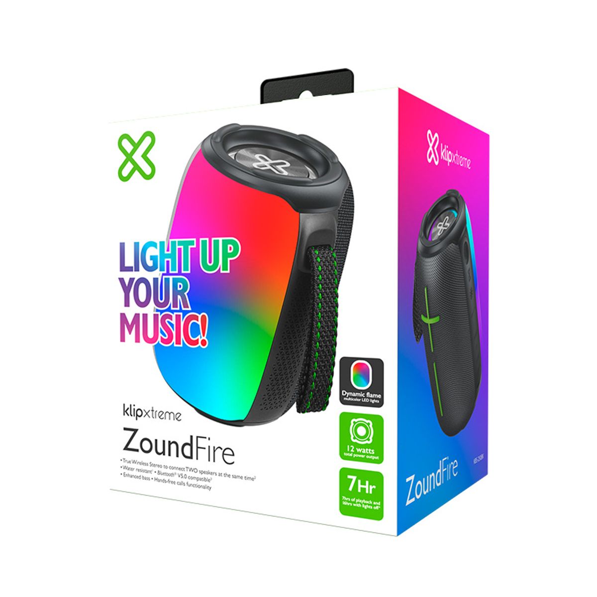 KLIPXTREME - KLIPXTREME - PARLANTE BLUETOOTH PORTATIL - ZOUNDFIRE 12 WATTS