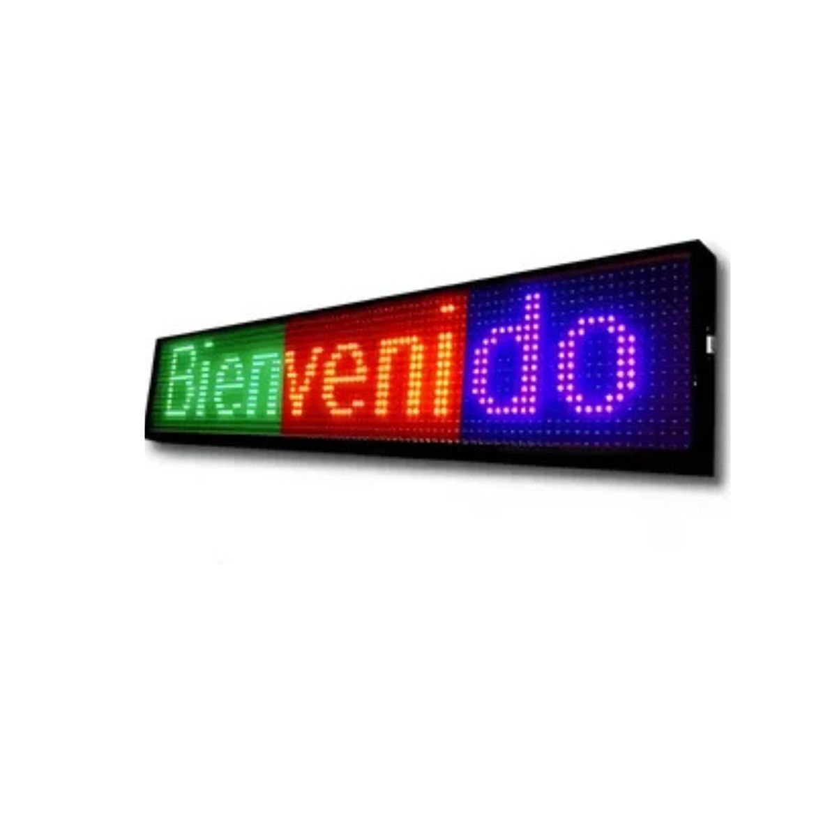 GENERICO - Letrero Led Programable De Tres Colores Rgb Pasamensajes publicidad