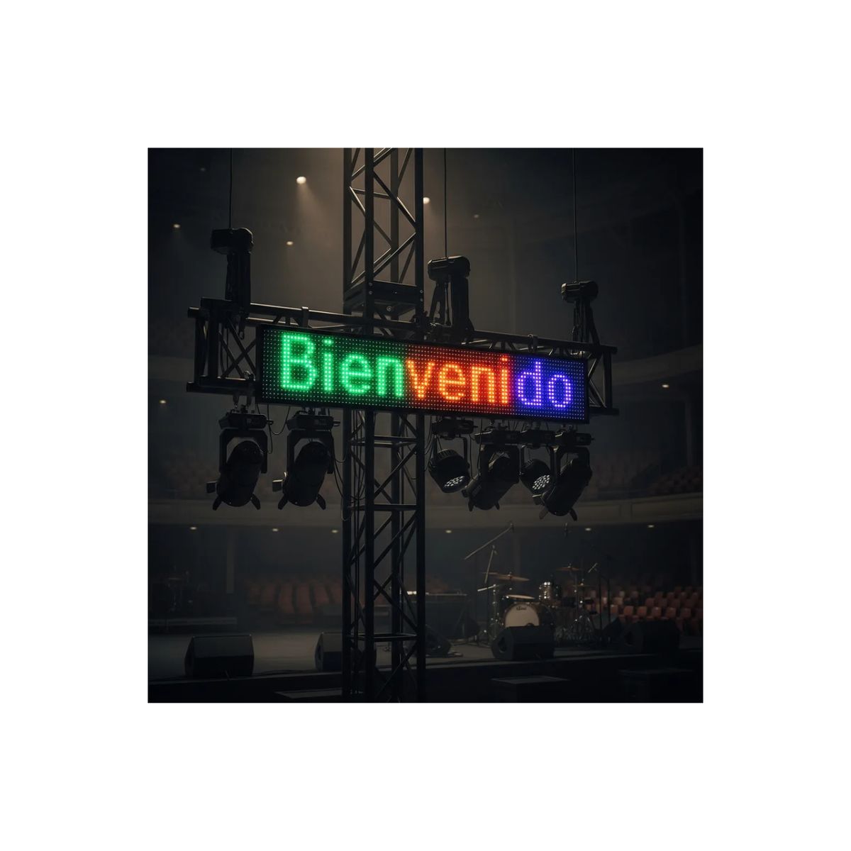 GENERICO - Letrero Led Programable De Tres Colores Rgb Pasamensajes publicidad