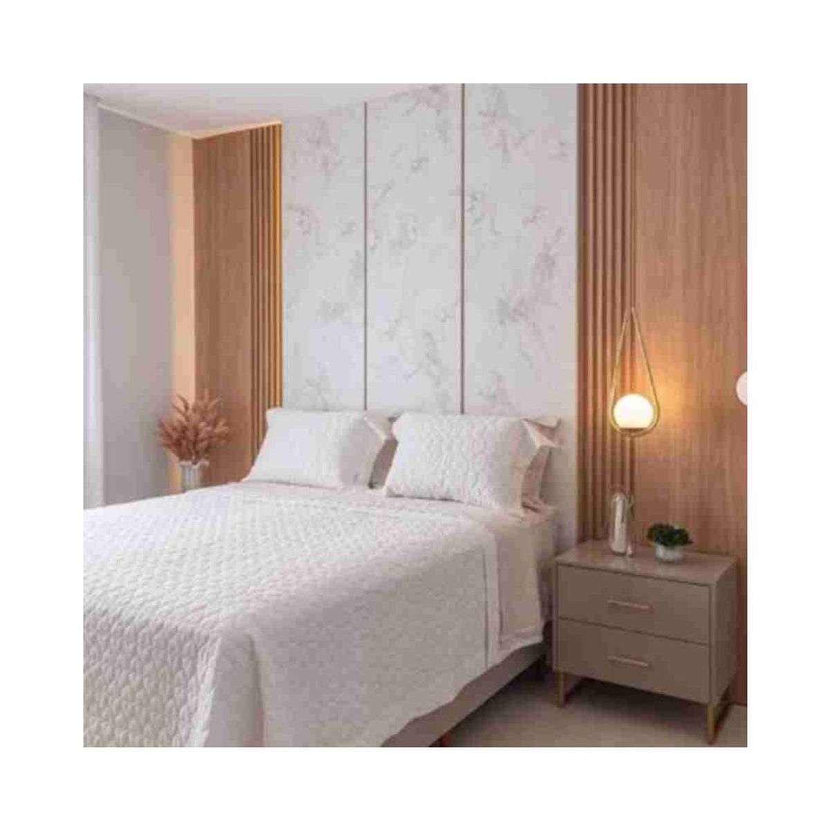 TU MESITA - Mesa de Noche Moderno Mithra Color Beige TU MESITA